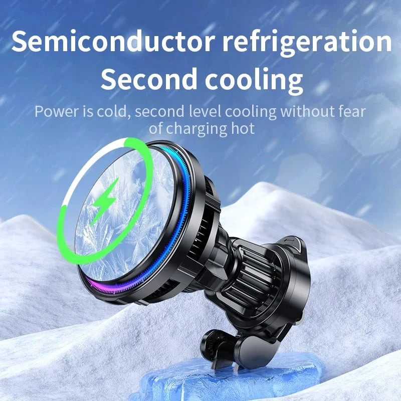 MagSafe Cooling Wireless Car Charger Mount