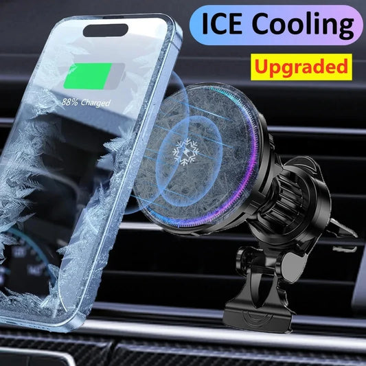 MagSafe Cooling Wireless Car Charger Mount